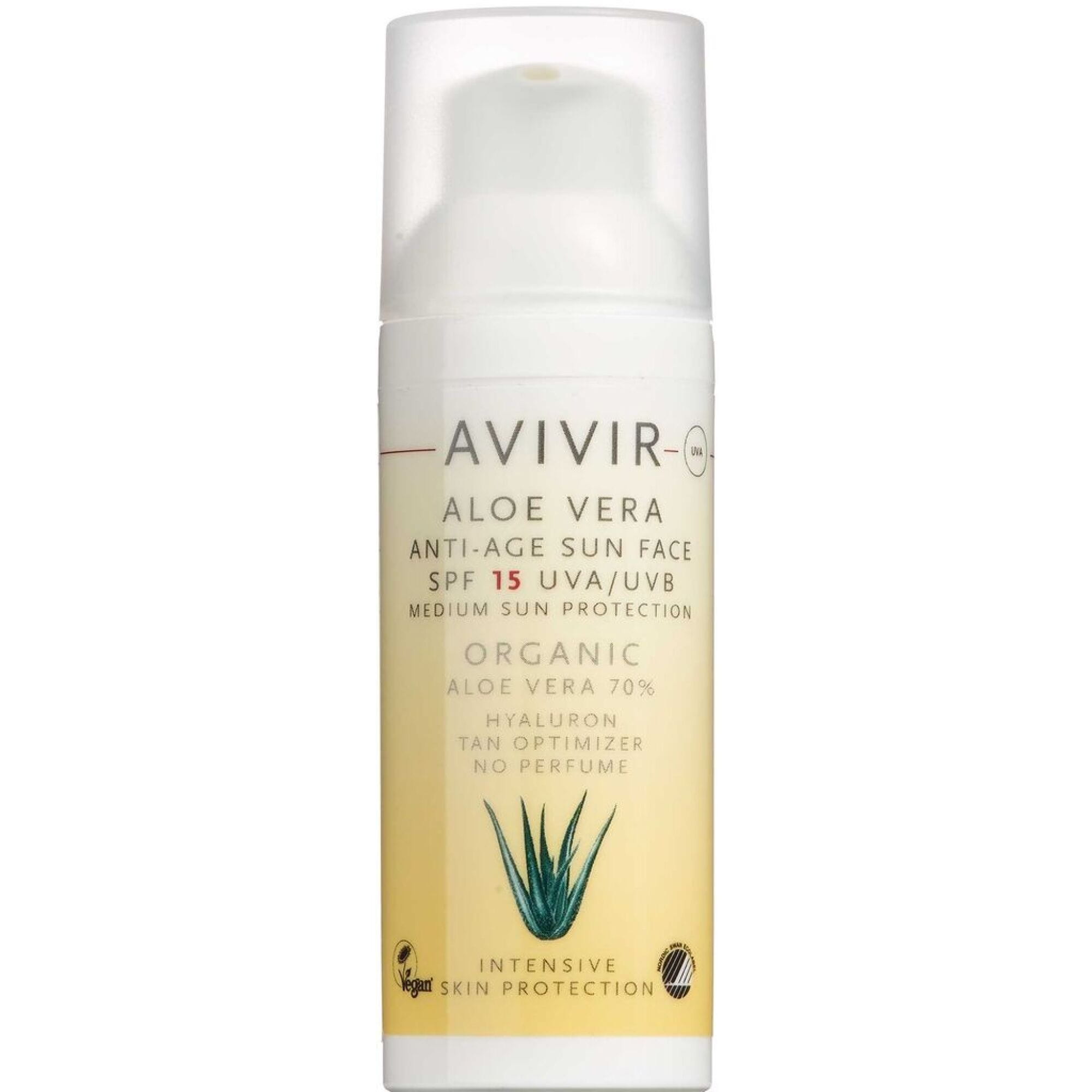 Avivir Aloe Vera Sun Face Cr. SPF15 50 ML