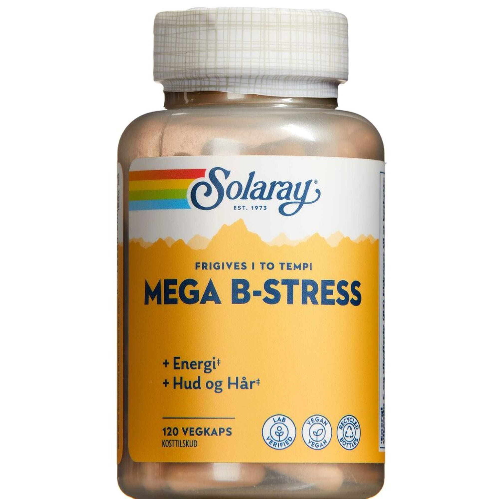 Solaray Solaray Mega B-Stress Kaps 120stk