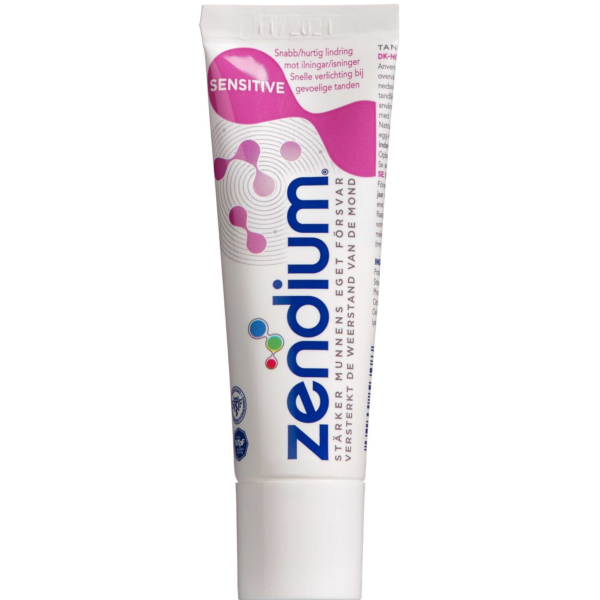 Forbavselse mikroskopisk tand Zendium Zendium Tandpasta Sensitive 15ml